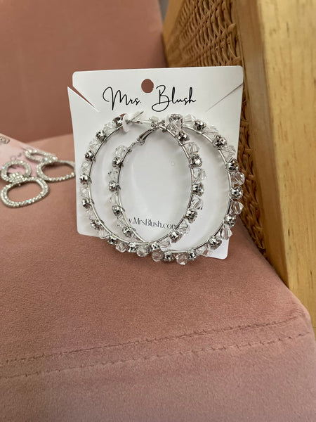 GLAM HOOPS-SILVER