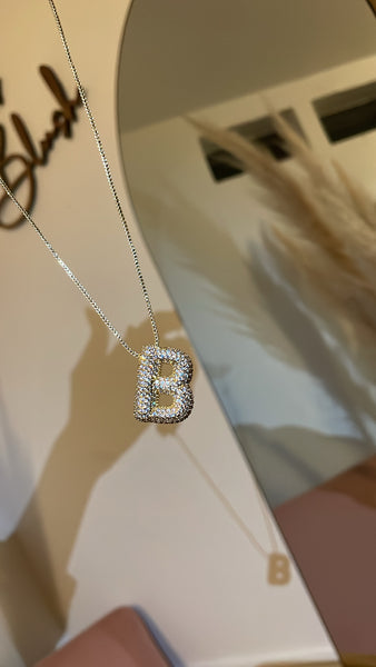 BUBBLE LETTER NECKLACE