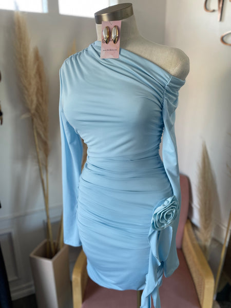 MARCEL ALLURE DRESS- BABY BLUE