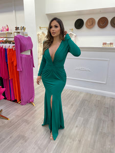 AMARI COUTURE DRESS-GREEN