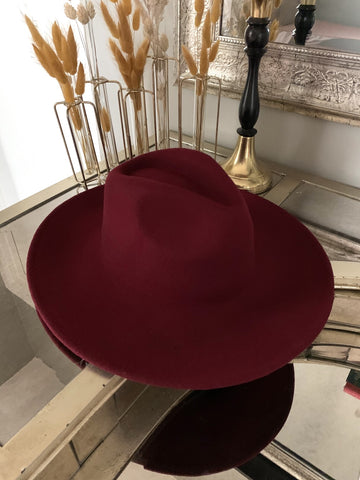 'SAMARAH' HAT -wine