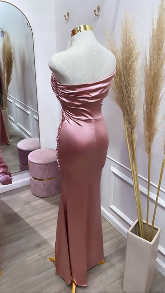 AVERY COUTURE DRESS- BLUSH