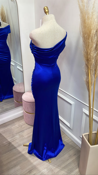 AVERY COUTURE DRESS- BLUE