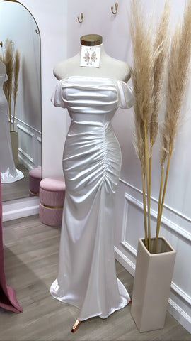 ALEXA COUTURE DRESS-IVORY